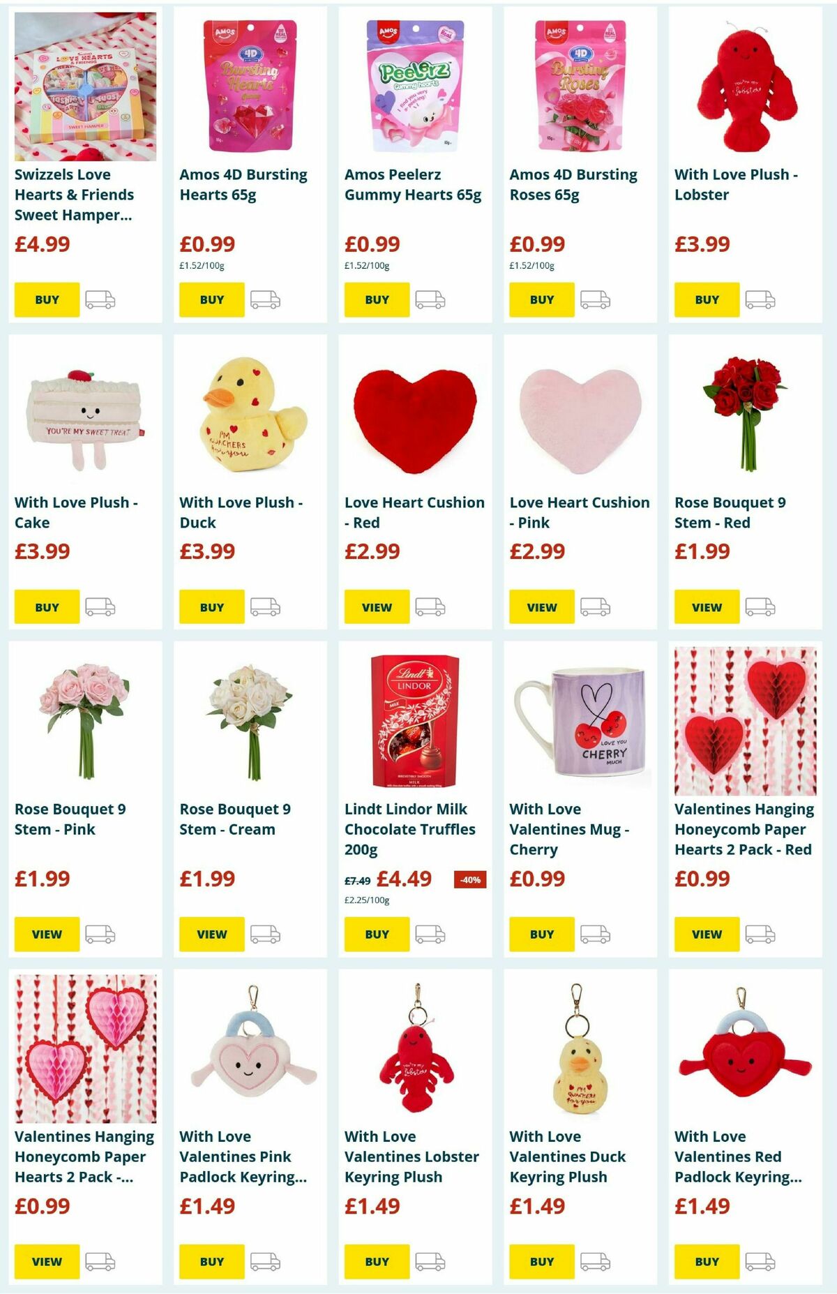 Home Bargains Valentine's Day Offers from 25 January