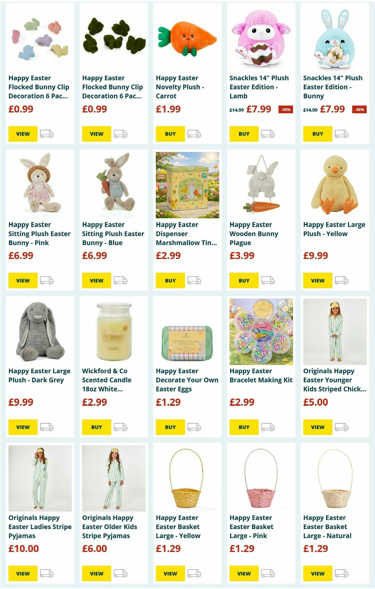 Home Bargains Easter Offers from 11 March