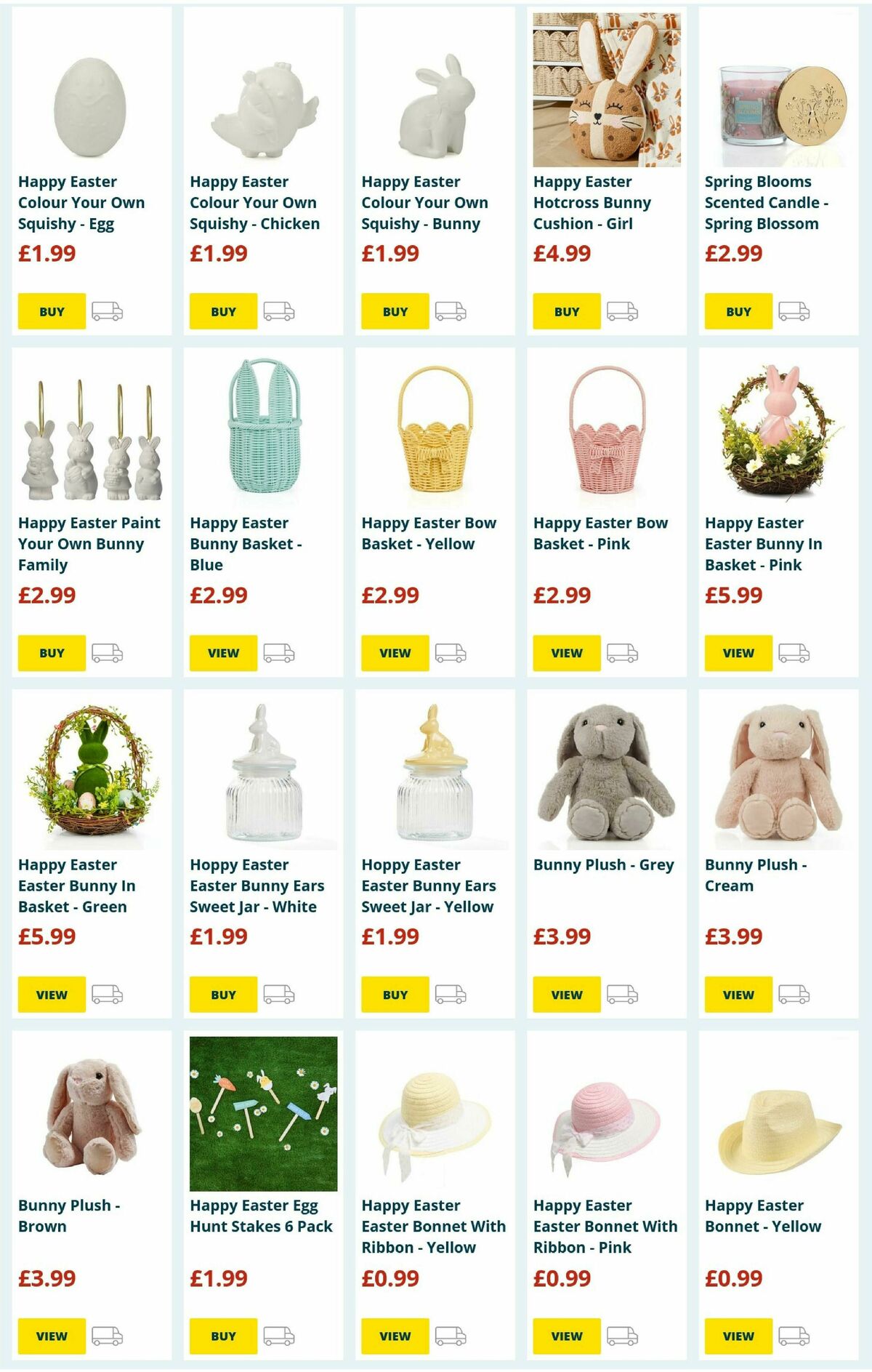 Home Bargains Easter Offers from 11 March