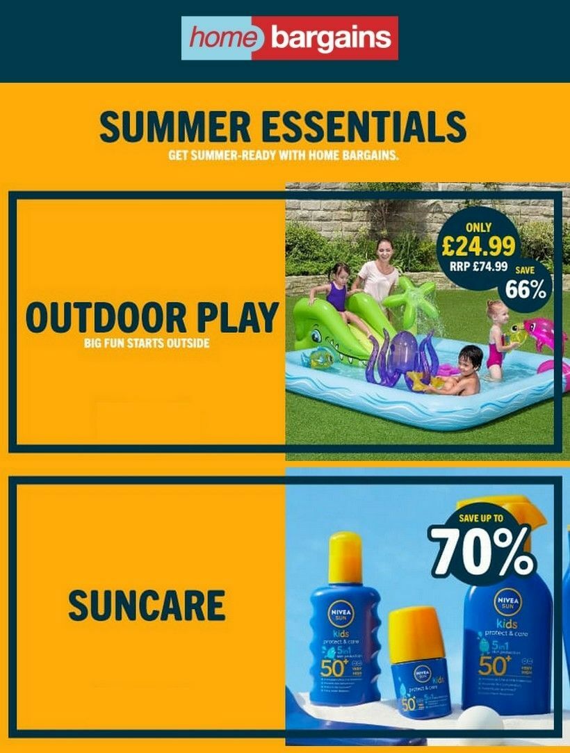 Home Bargains Offers from 26 May