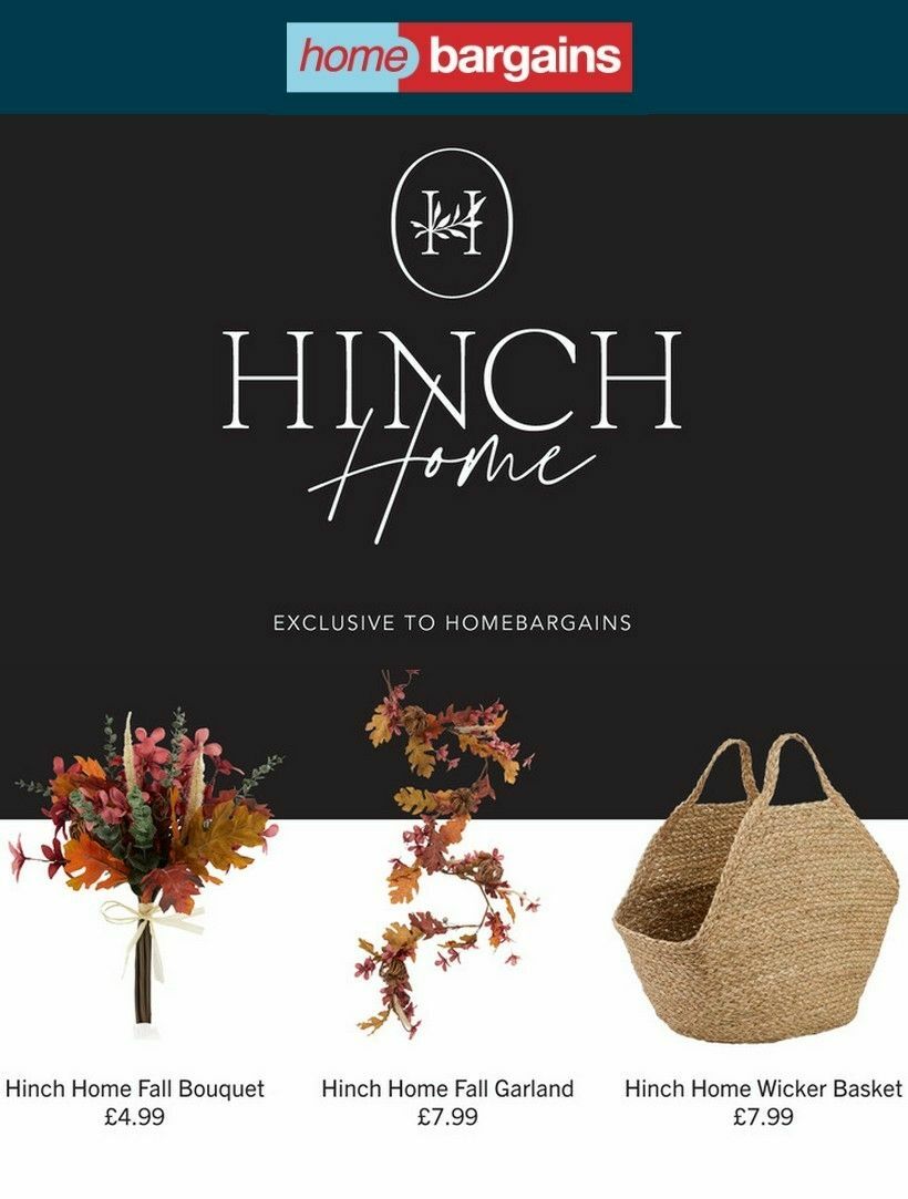 Home Bargains Offers from 14 August