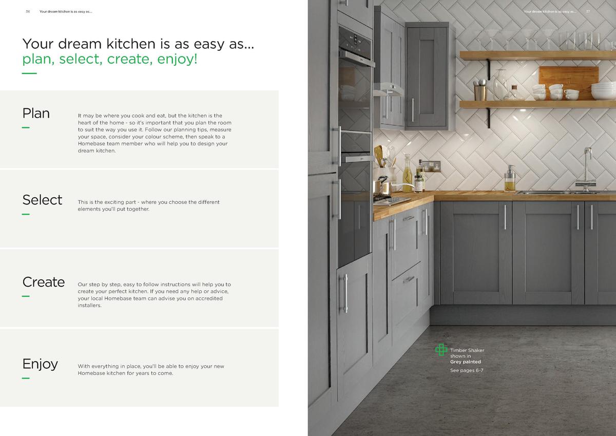 Homebase Kitchens Brochure Offers from 1 May