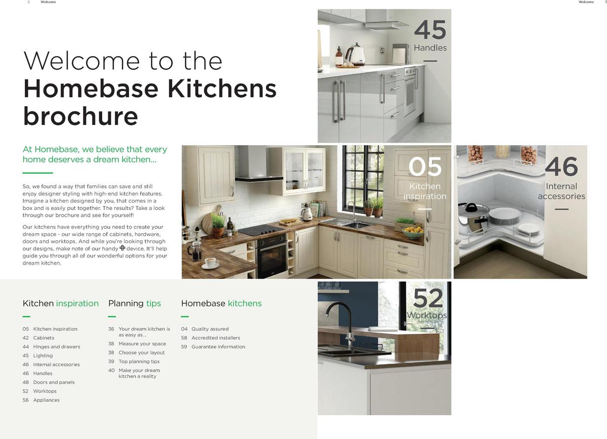 Homebase Kitchens Brochure Offers from 1 May