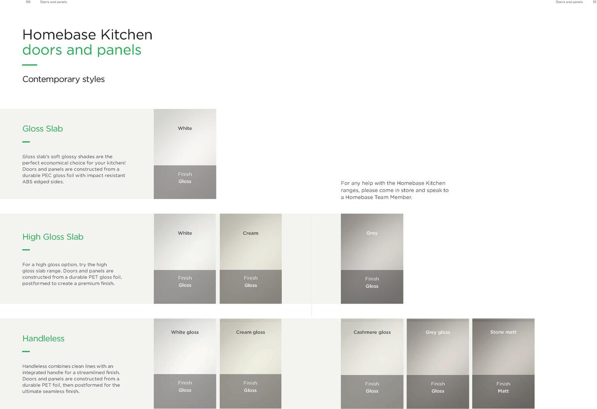 Homebase Kitchens Brochure Offers from 1 May