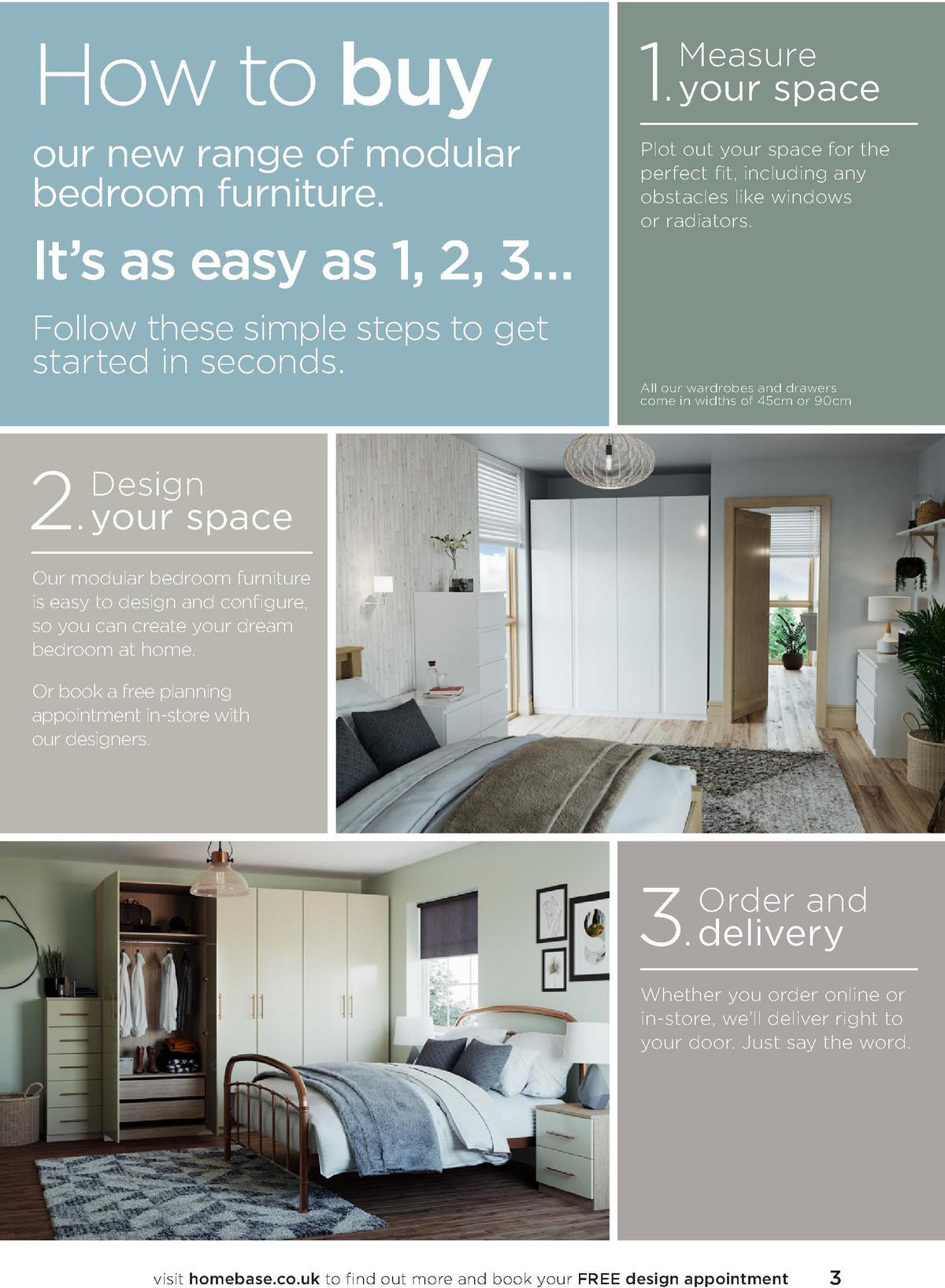 Homebase Modular Bedrooms Offers from 1 August