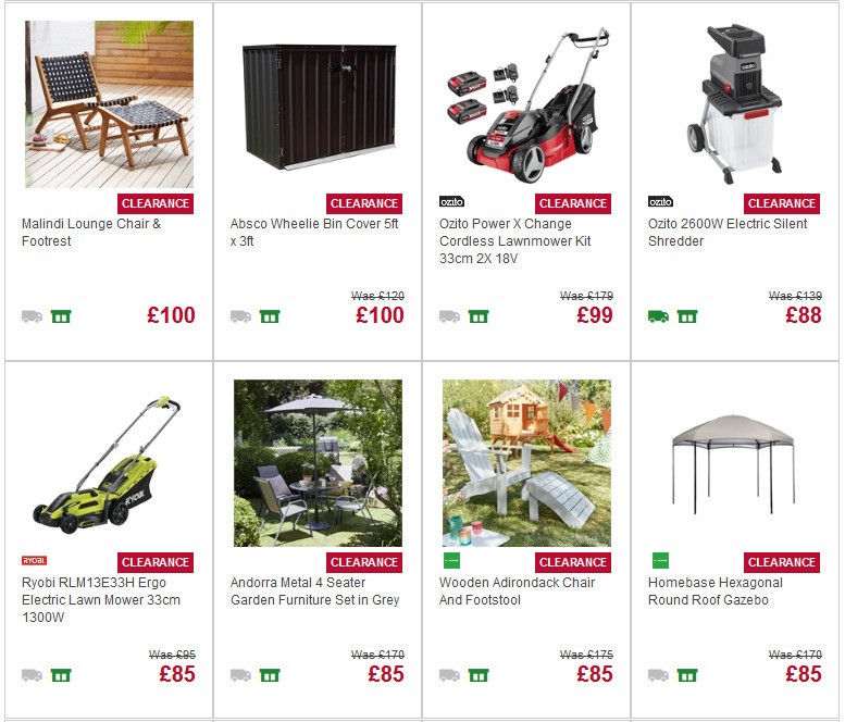 Homebase Offers from 25 July