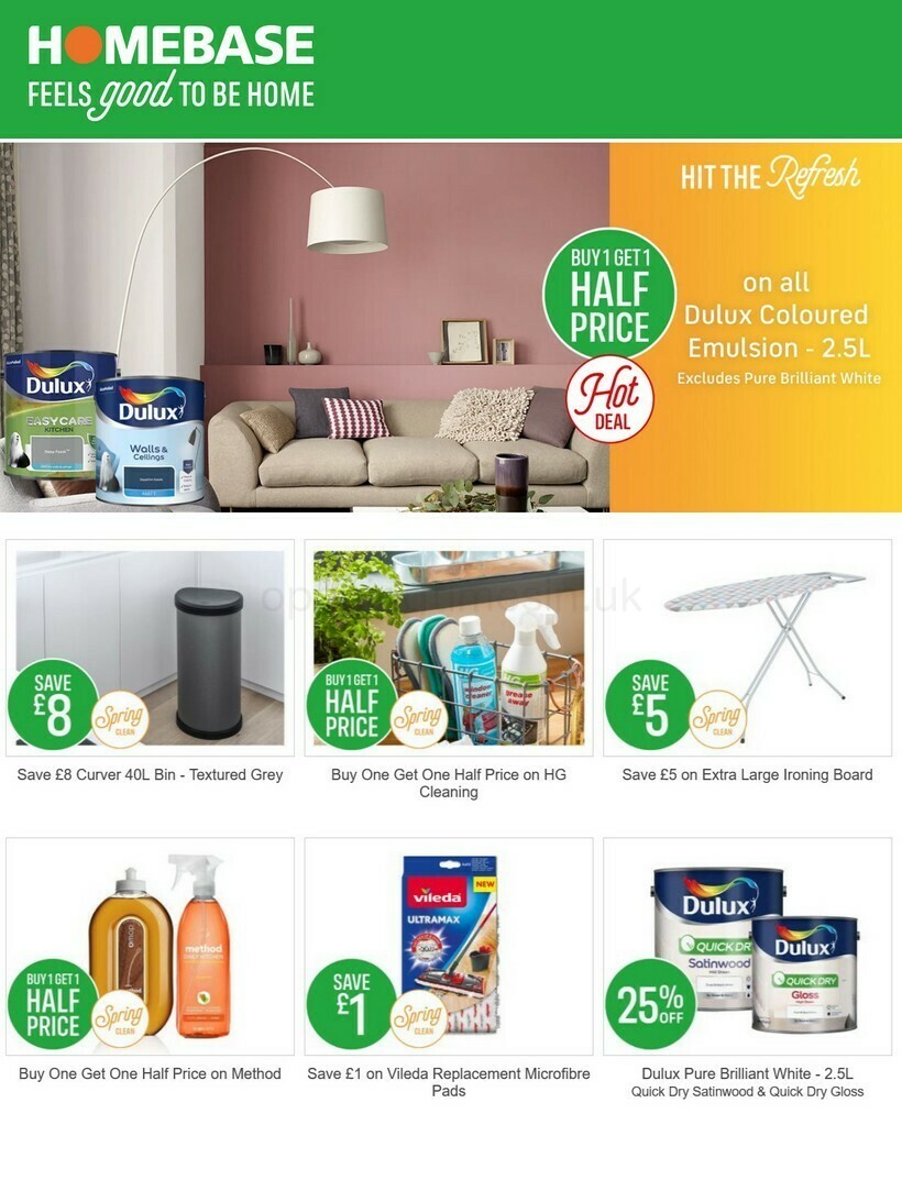 Homebase Offers from 1 March
