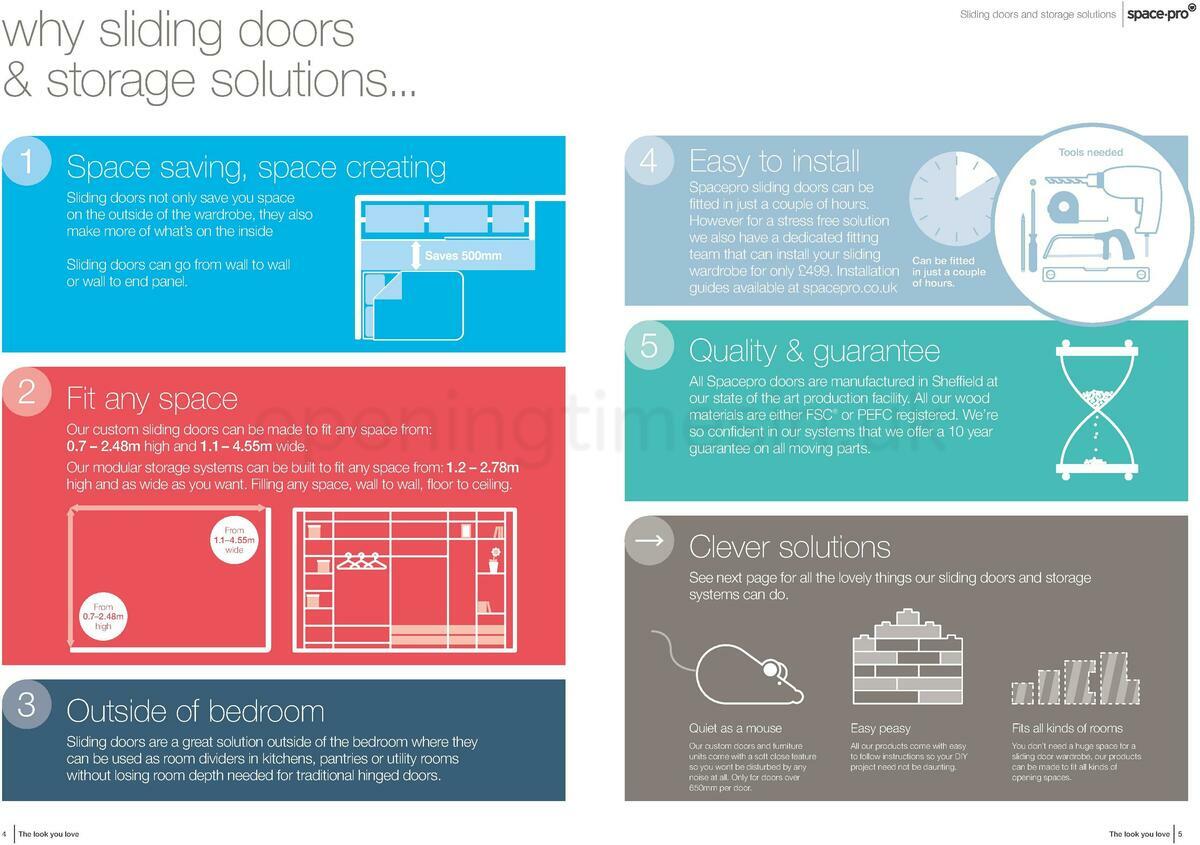 Homebase Sliding Doors Brochure Offers from 1 August