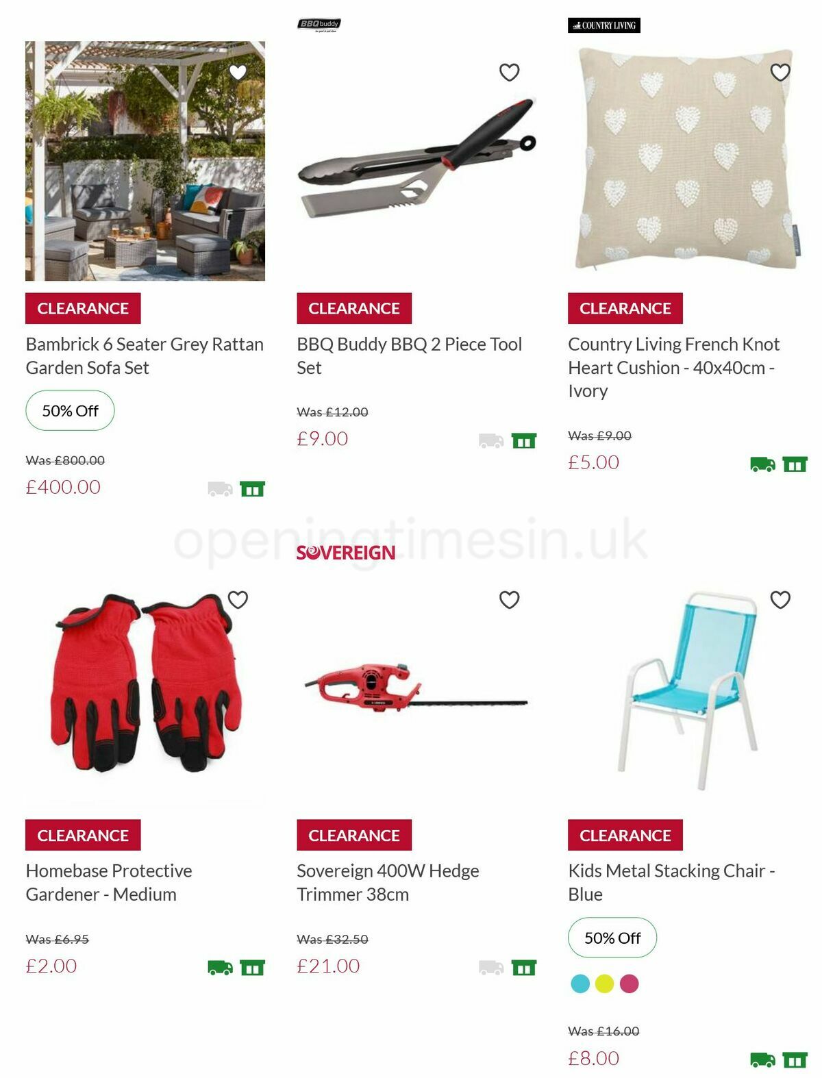 Homebase Offers from 26 July