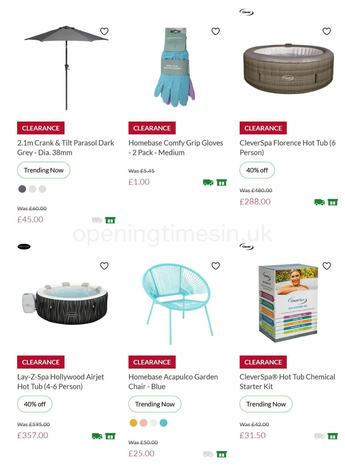 Homebase Offers from 26 July
