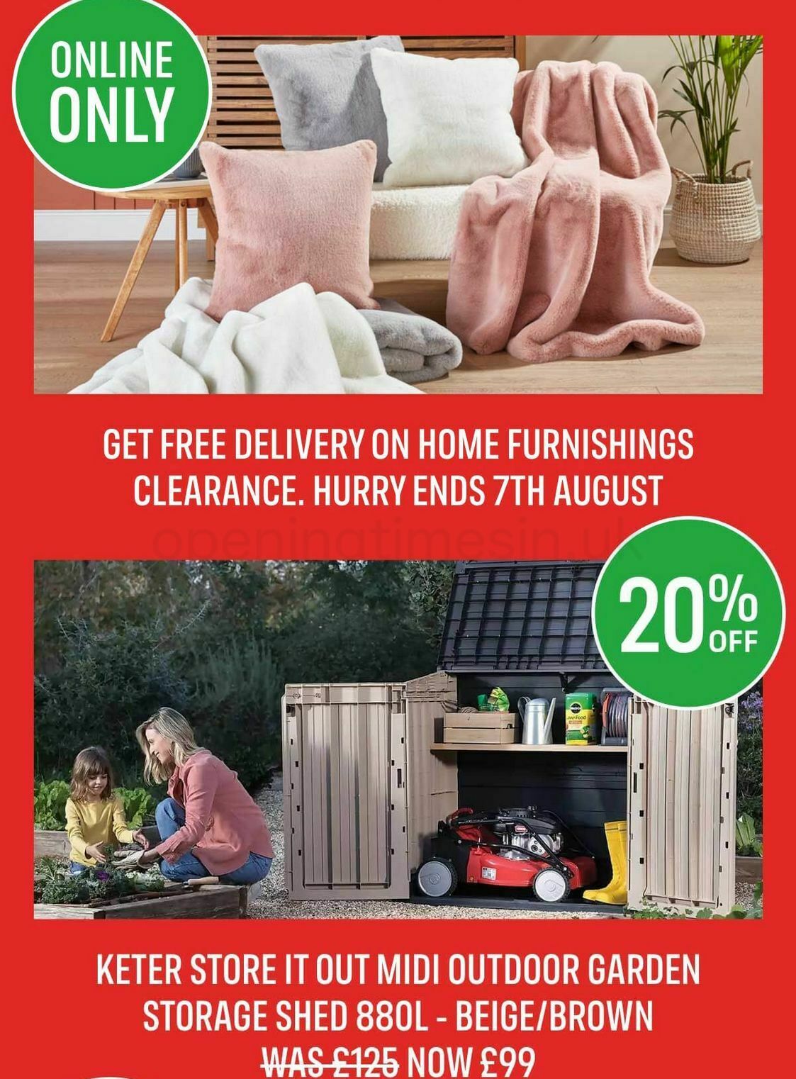 Homebase Offers from 5 August