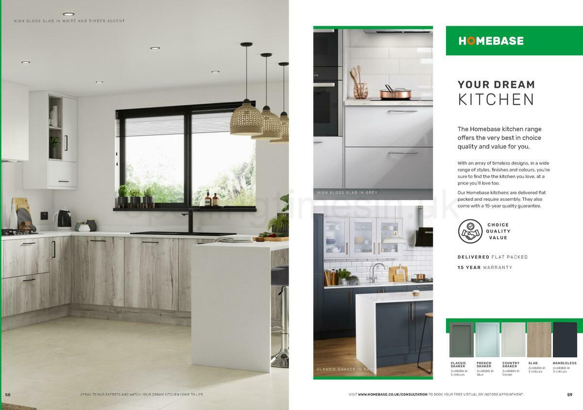 Homebase Kitchen Brochure Offers from 28 November