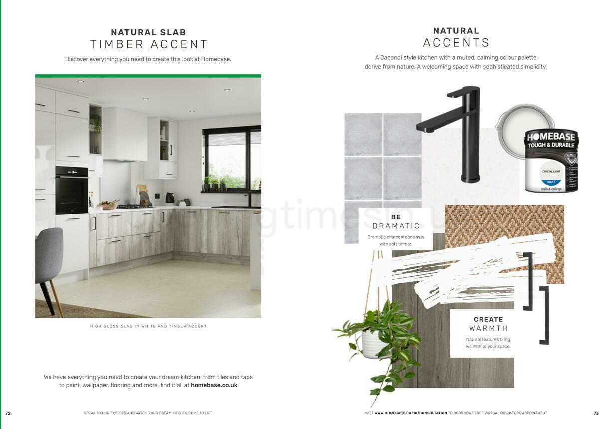 Homebase Kitchen Brochure Offers from 28 November