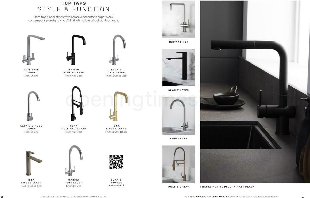 Homebase Kitchen Brochure Offers from 28 November