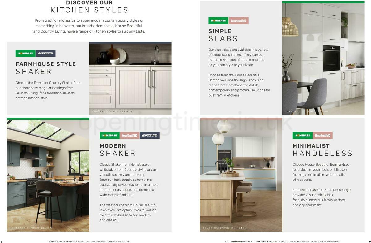 Homebase Kitchen Brochure Offers from 28 November
