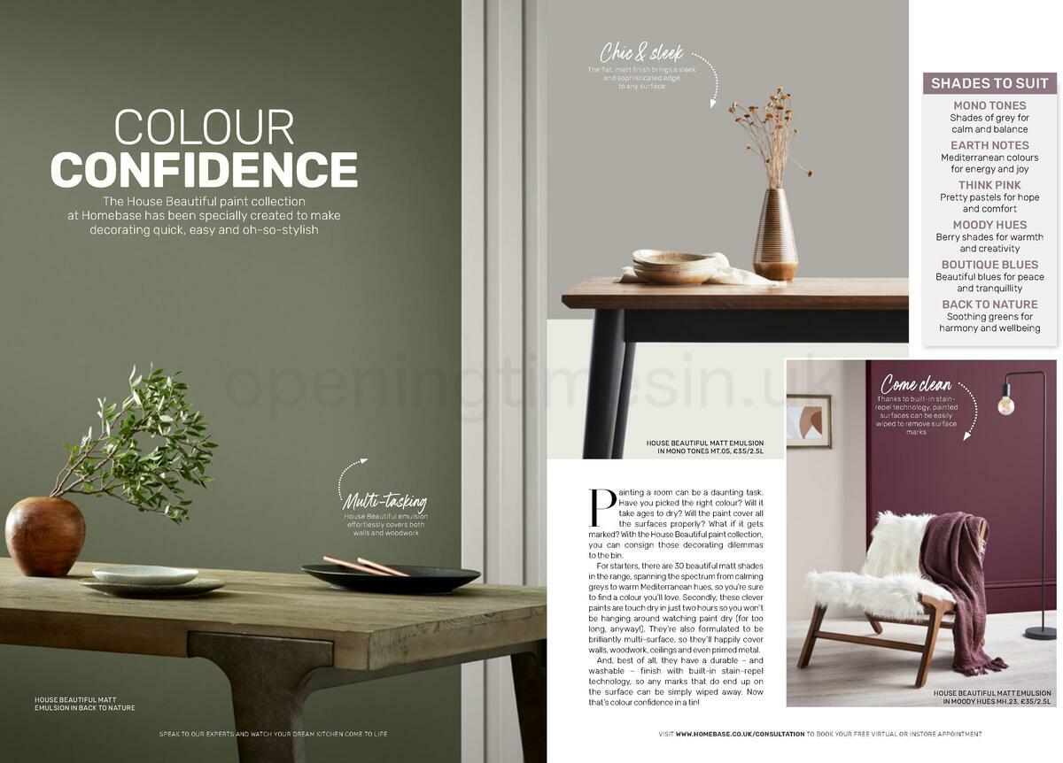 Homebase Kitchen Brochure Offers from 28 November