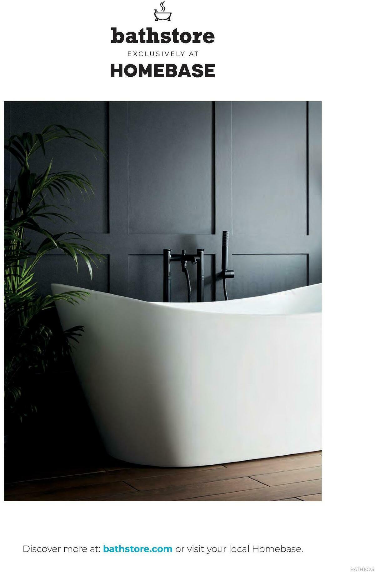 Homebase Bathstore Brochure Offers from 1 January
