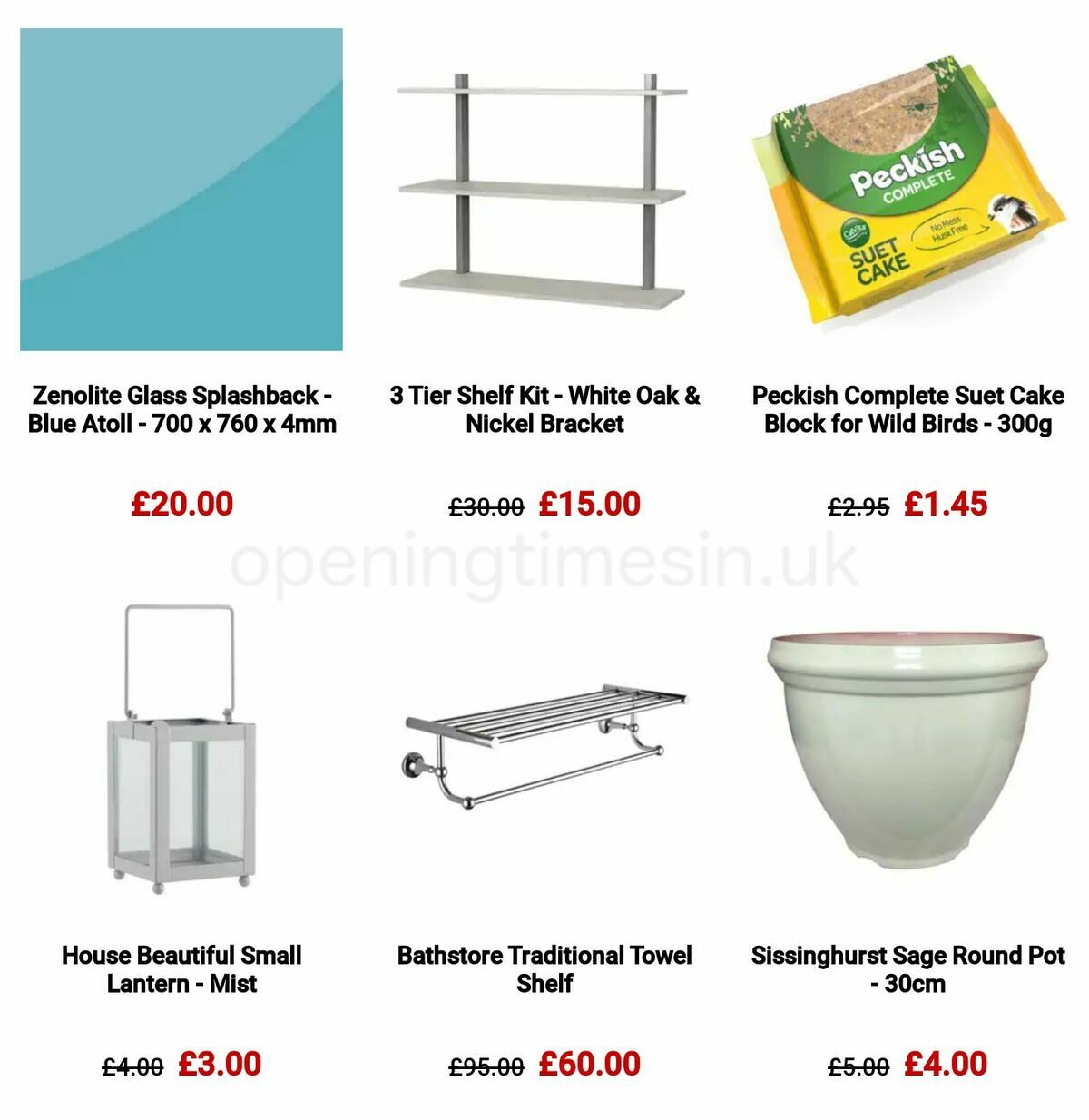 Homebase Offers from 9 March