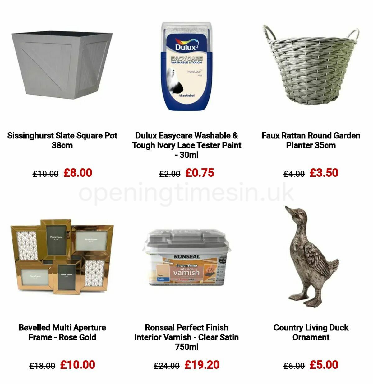 Homebase Offers from 9 March