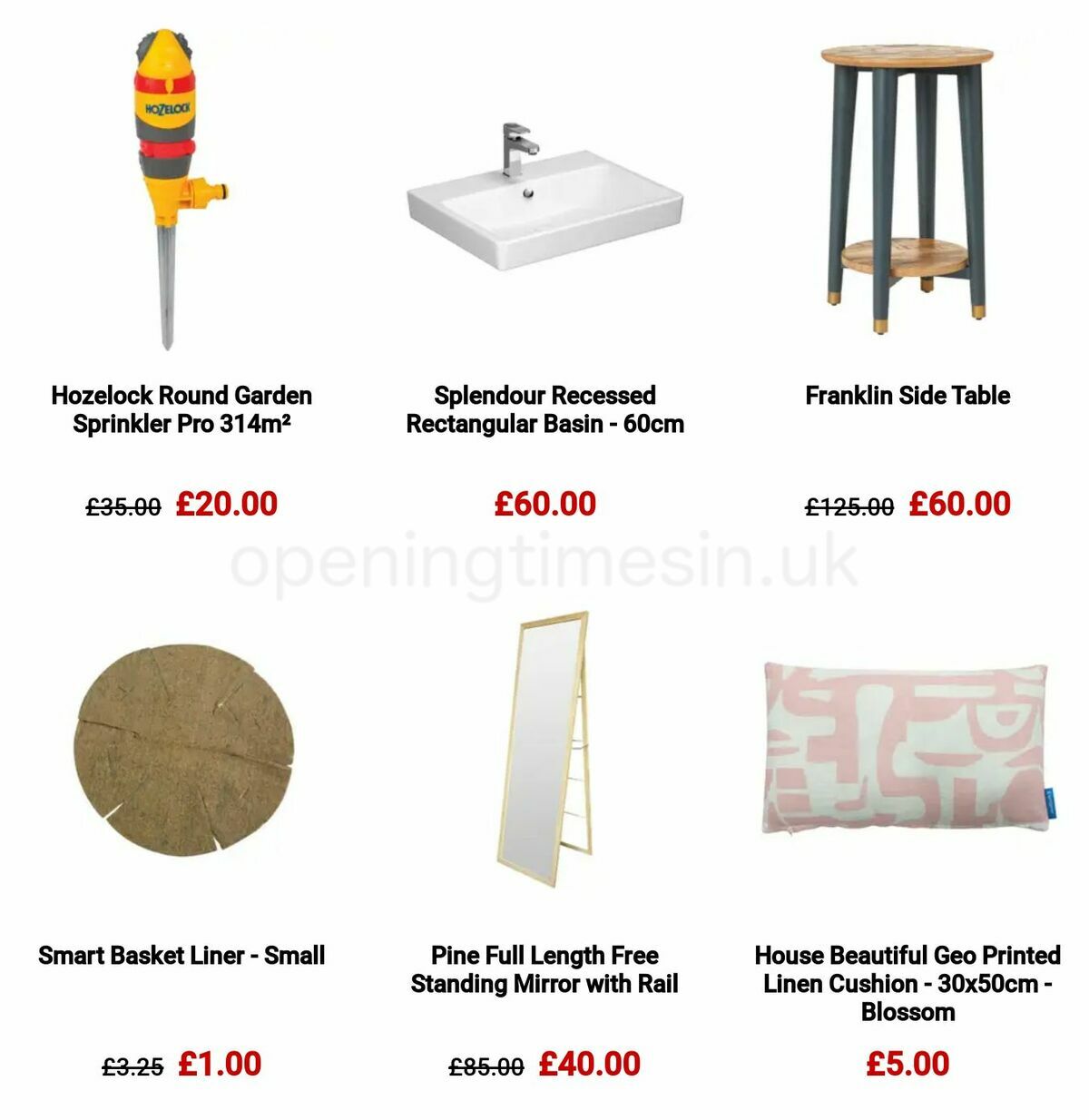Homebase Offers from 9 March