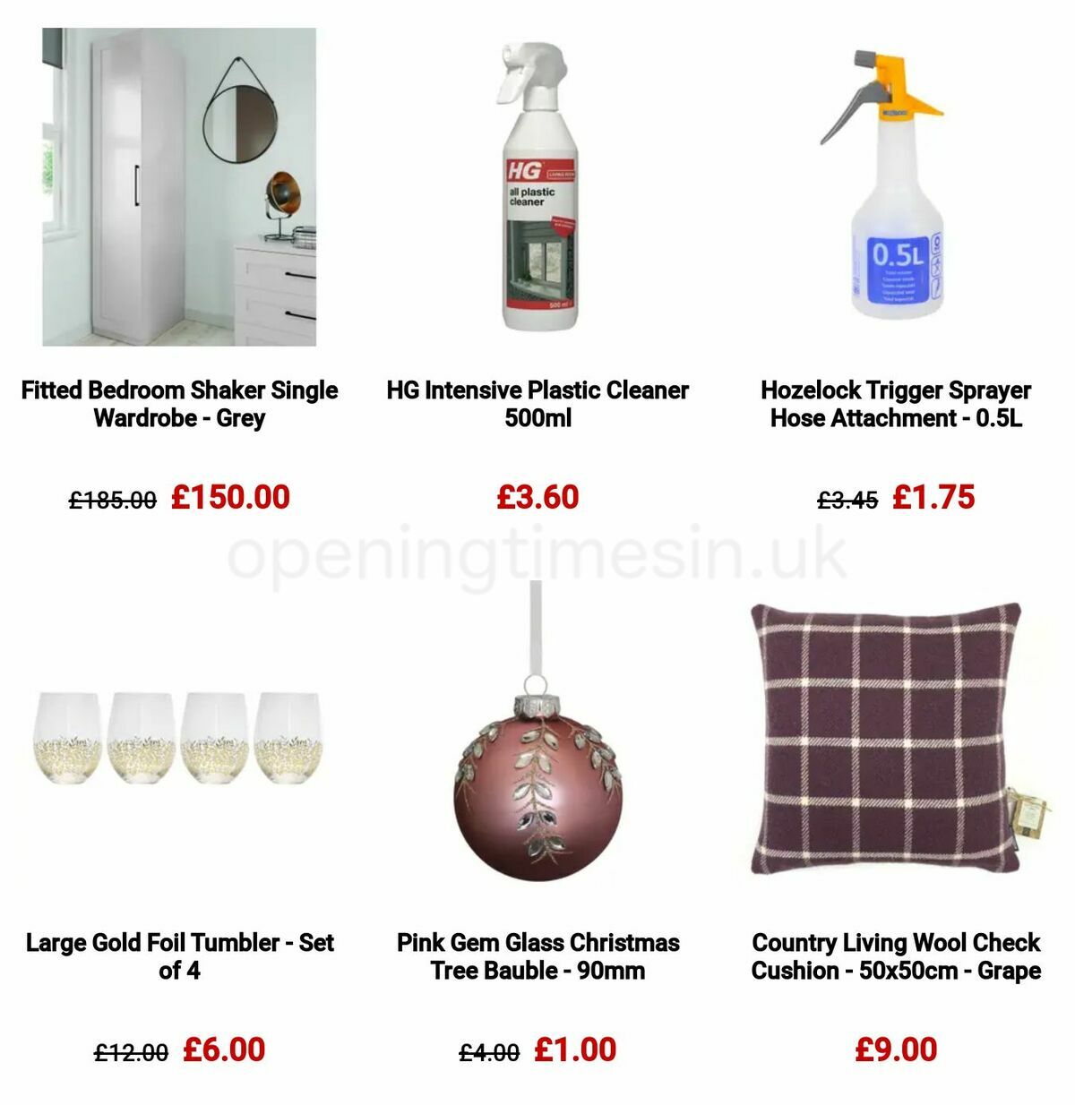 Homebase Offers from 9 March