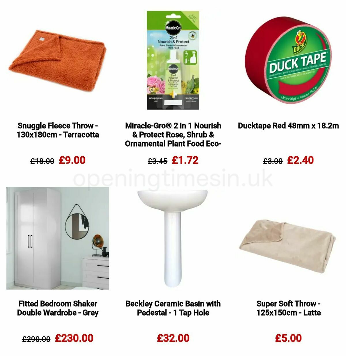 Homebase Offers from 9 March