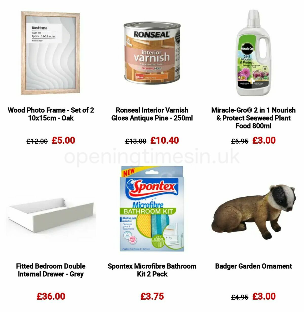 Homebase Offers from 9 March