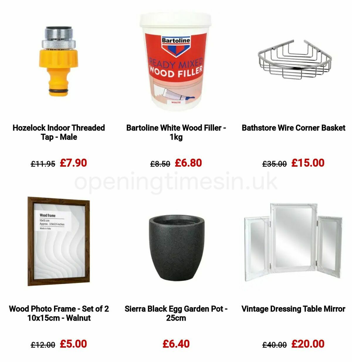 Homebase Offers from 9 March
