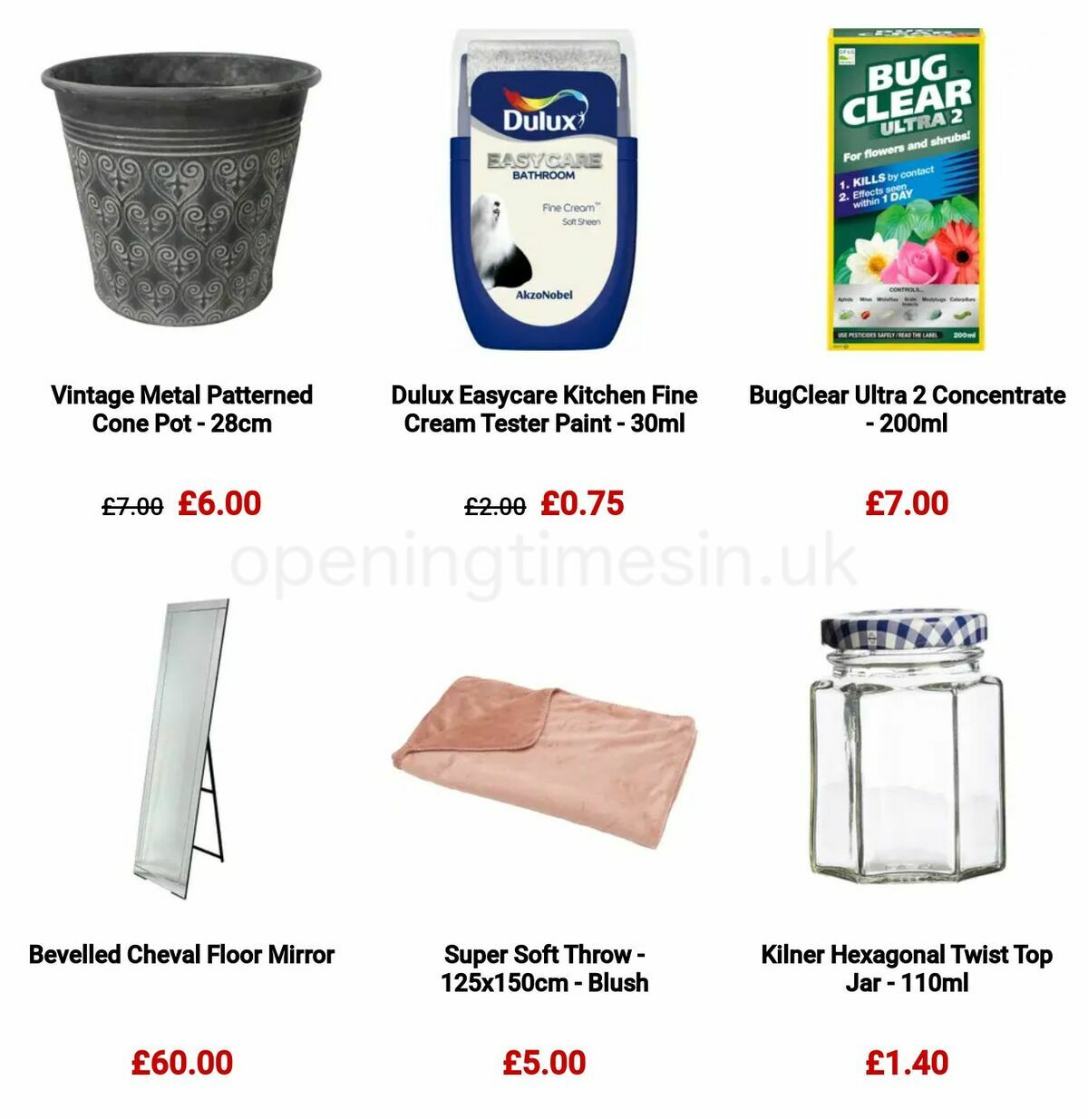 Homebase Offers from 9 March
