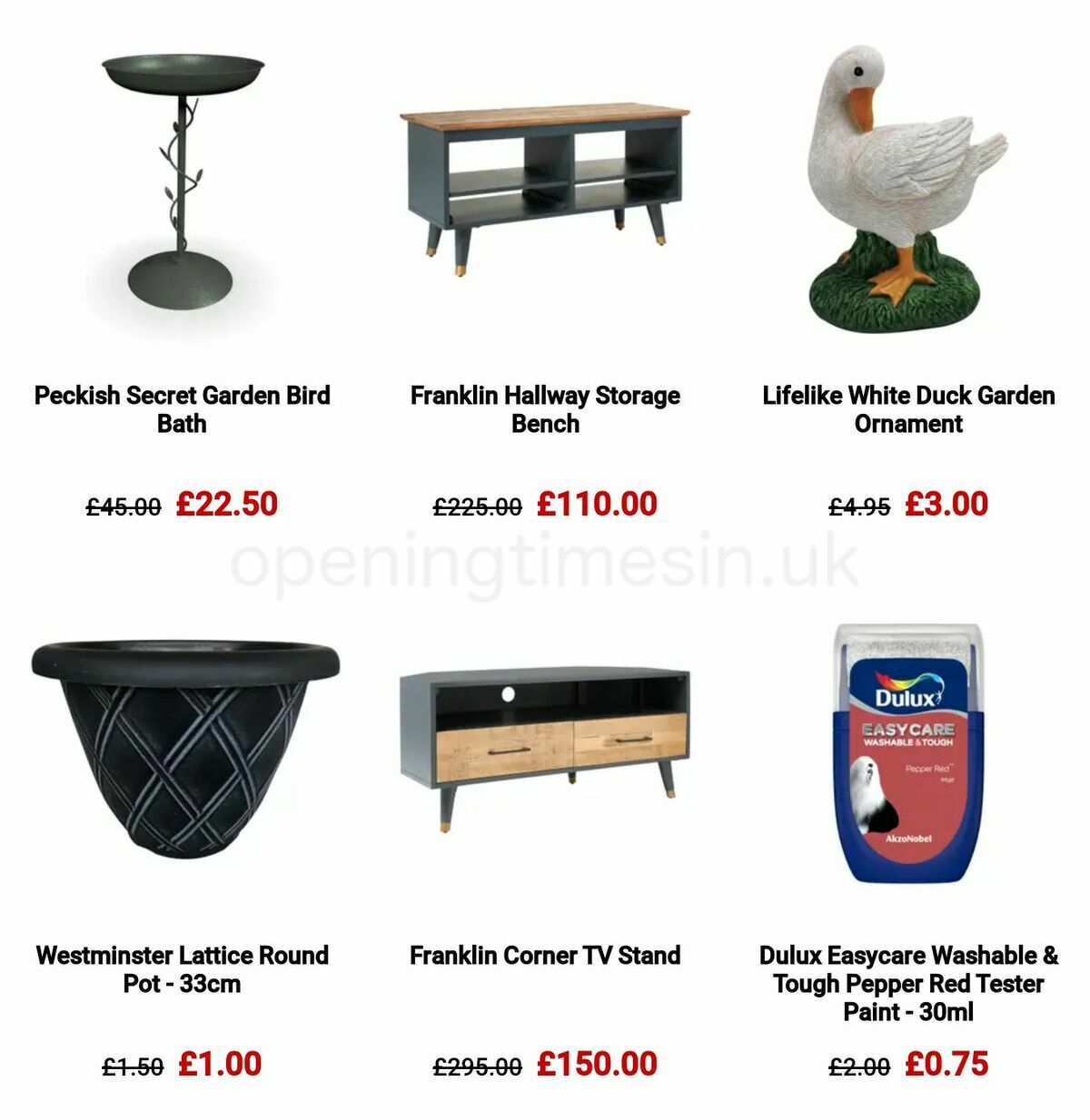 Homebase Offers from 9 March