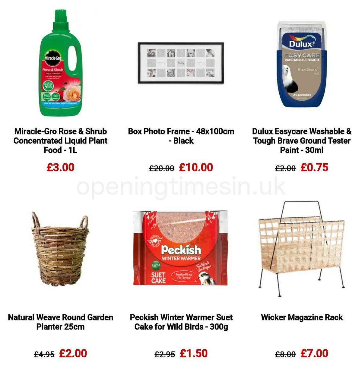 Homebase Offers from 9 March