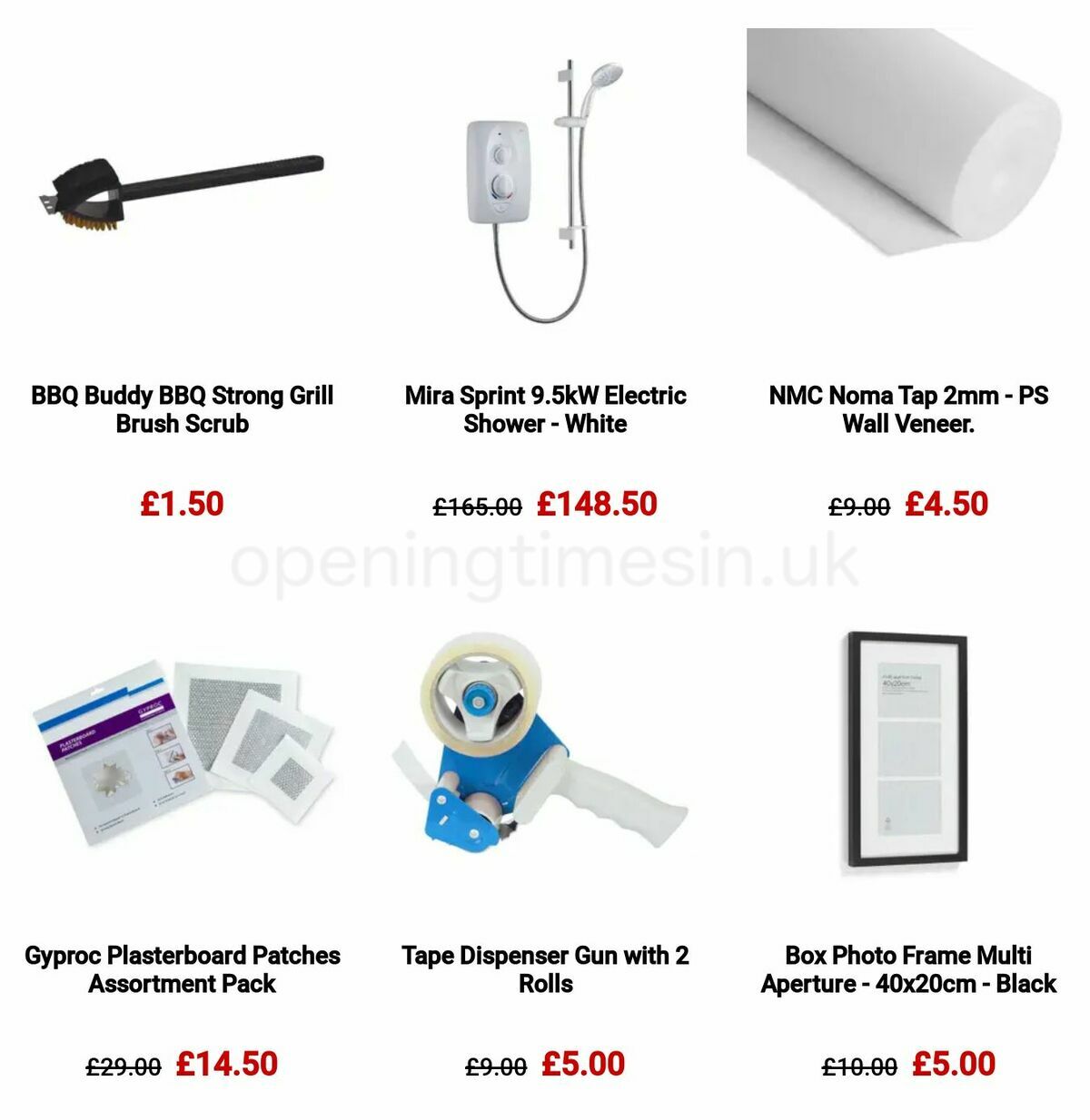 Homebase Offers from 9 March