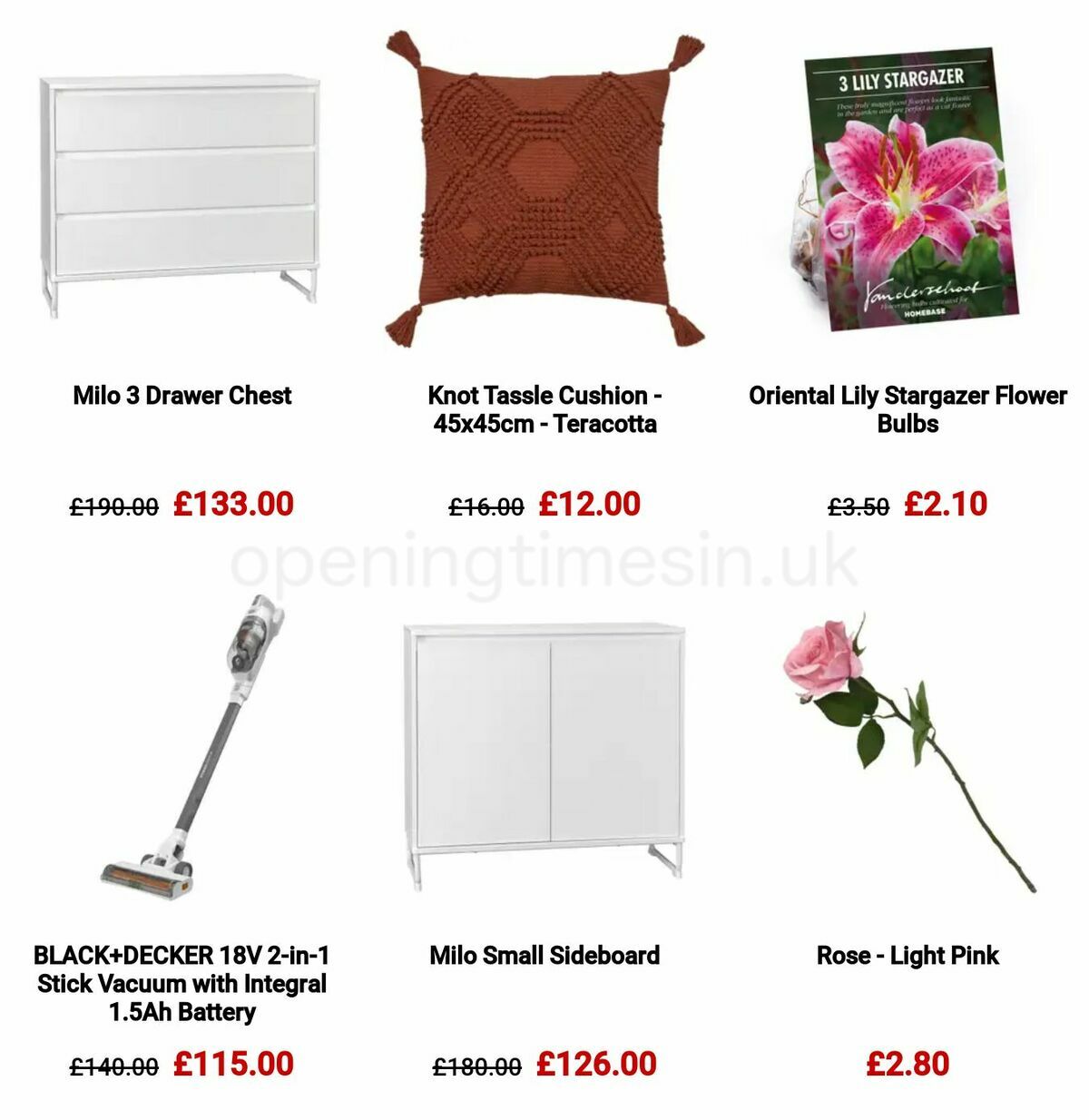 Homebase Offers from 23 May
