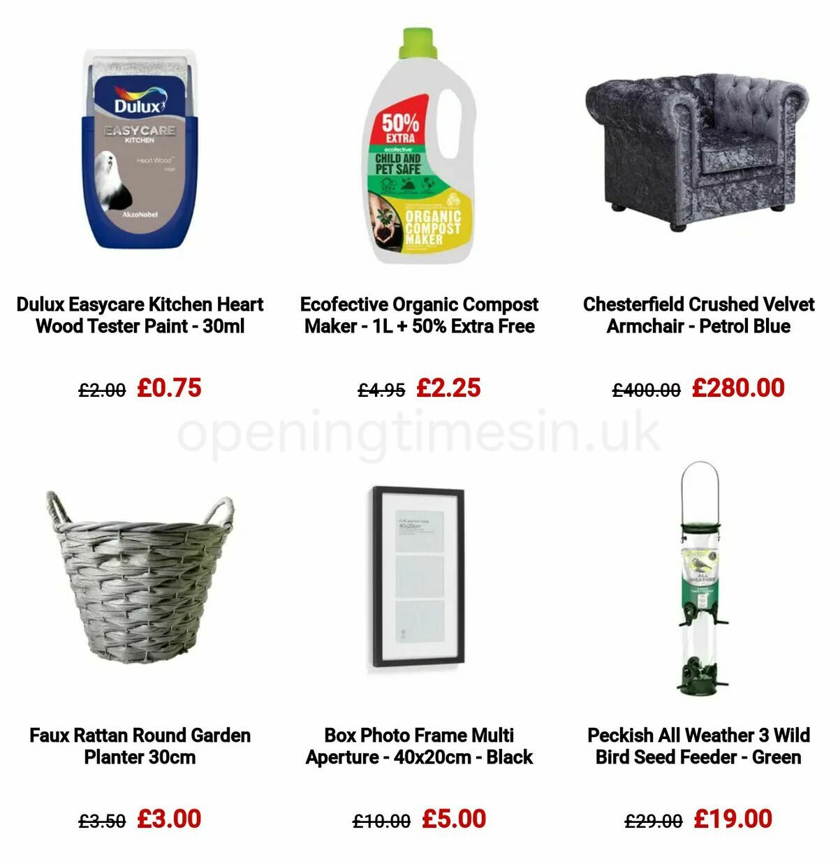 Homebase Offers from 23 May