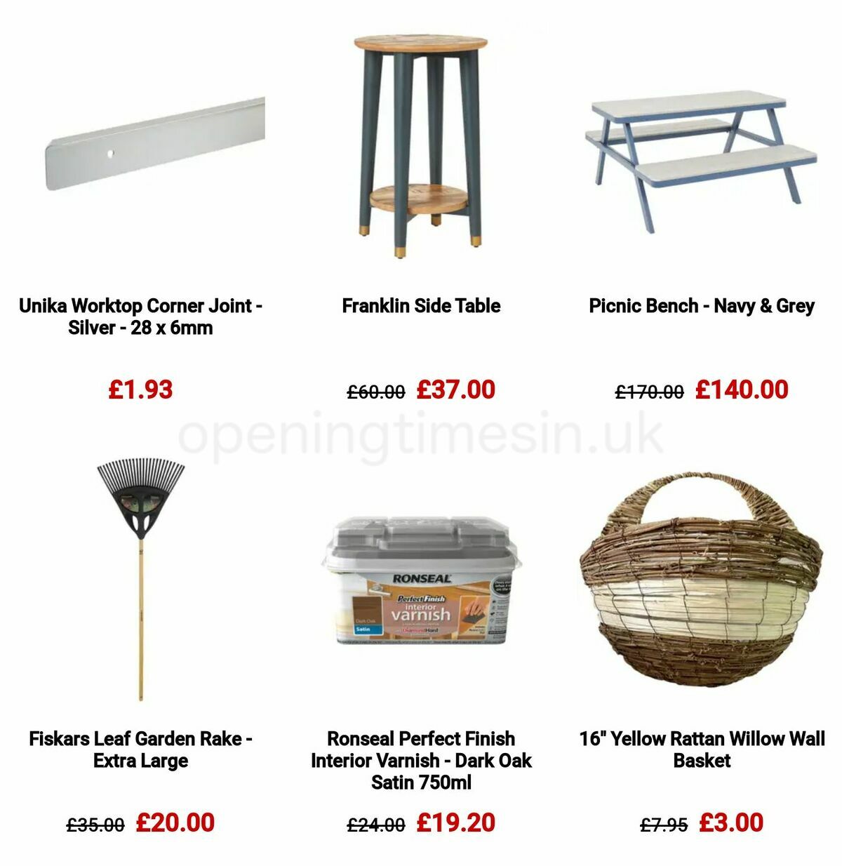 Homebase Offers from 23 May