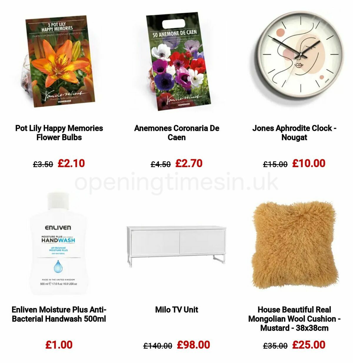 Homebase Offers from 23 May
