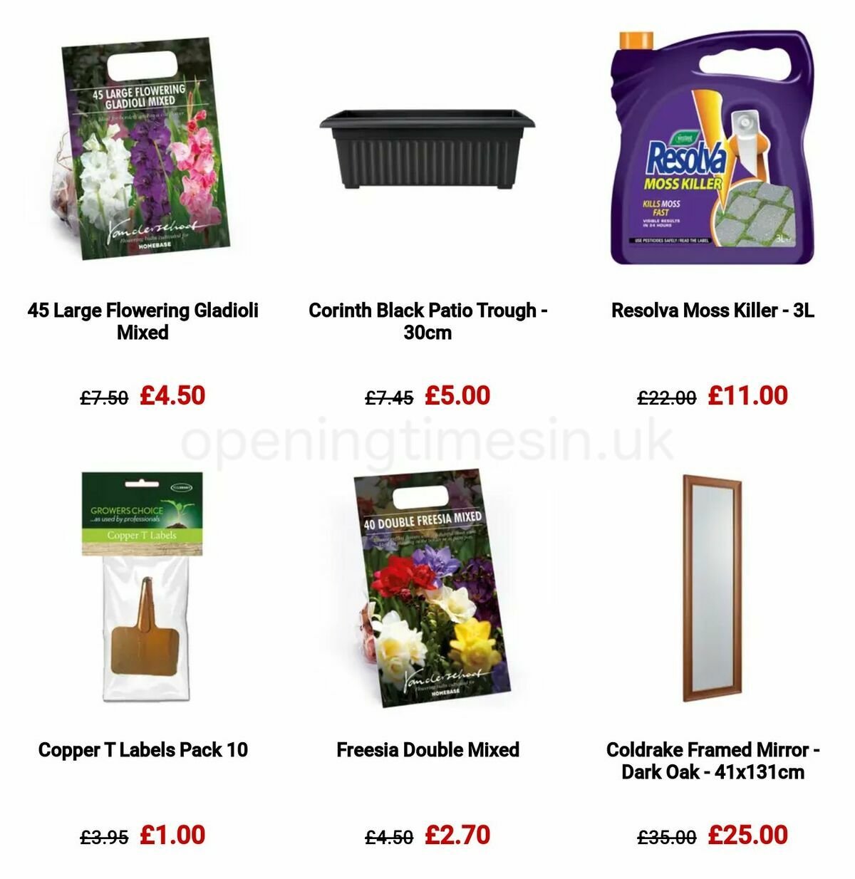 Homebase Offers from 23 May