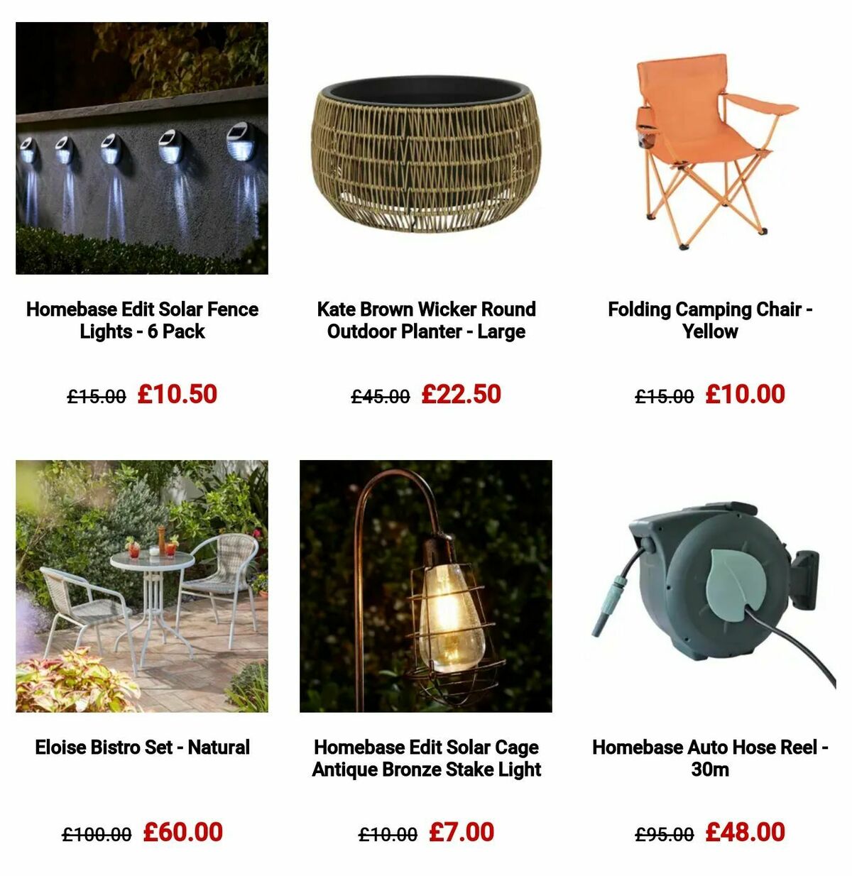 Homebase Offers from 15 August