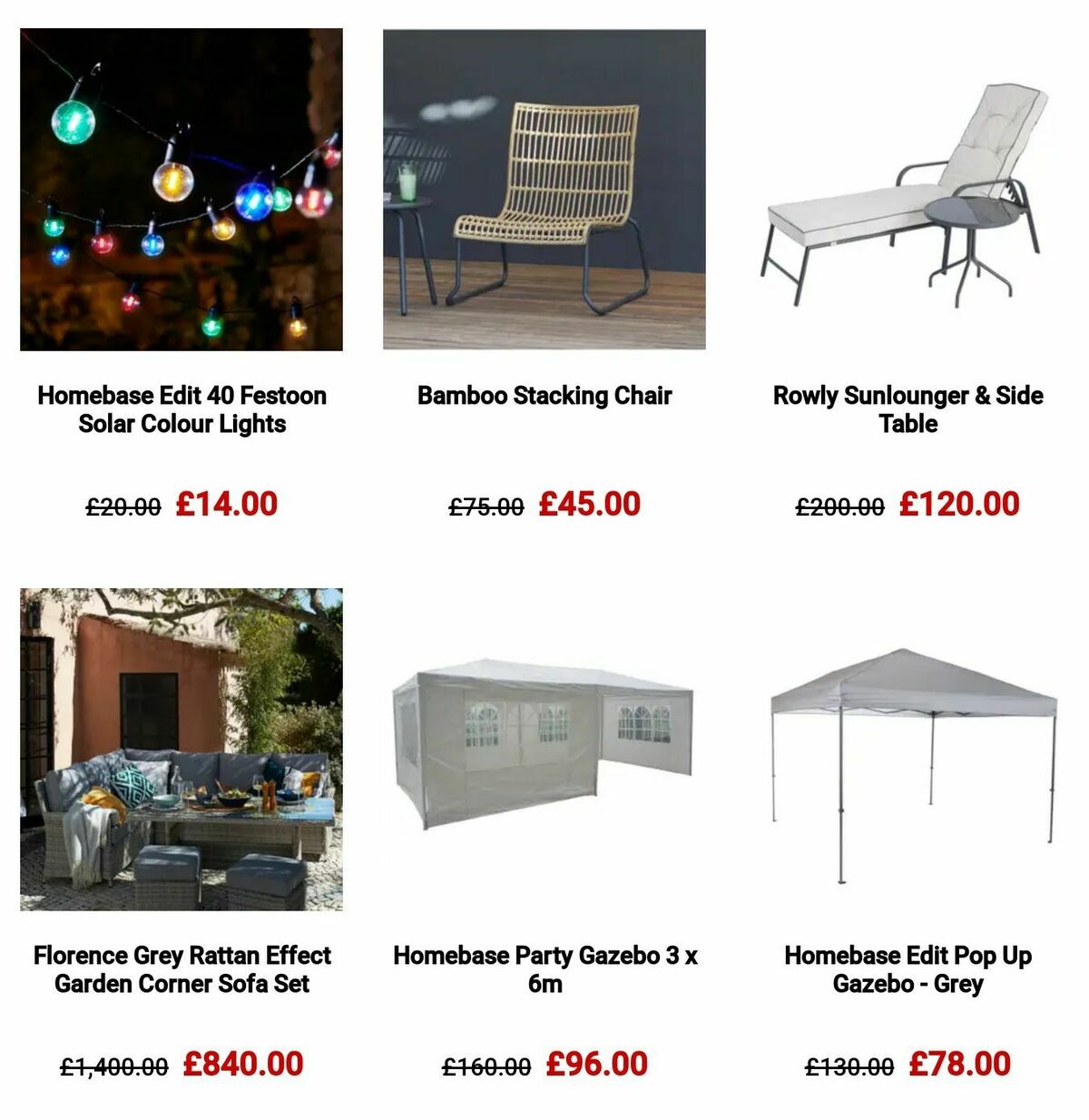 Homebase Offers from 15 August