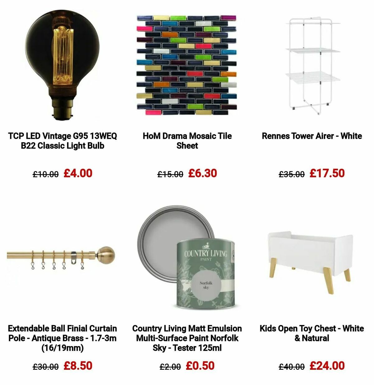 Homebase Offers from 3 September
