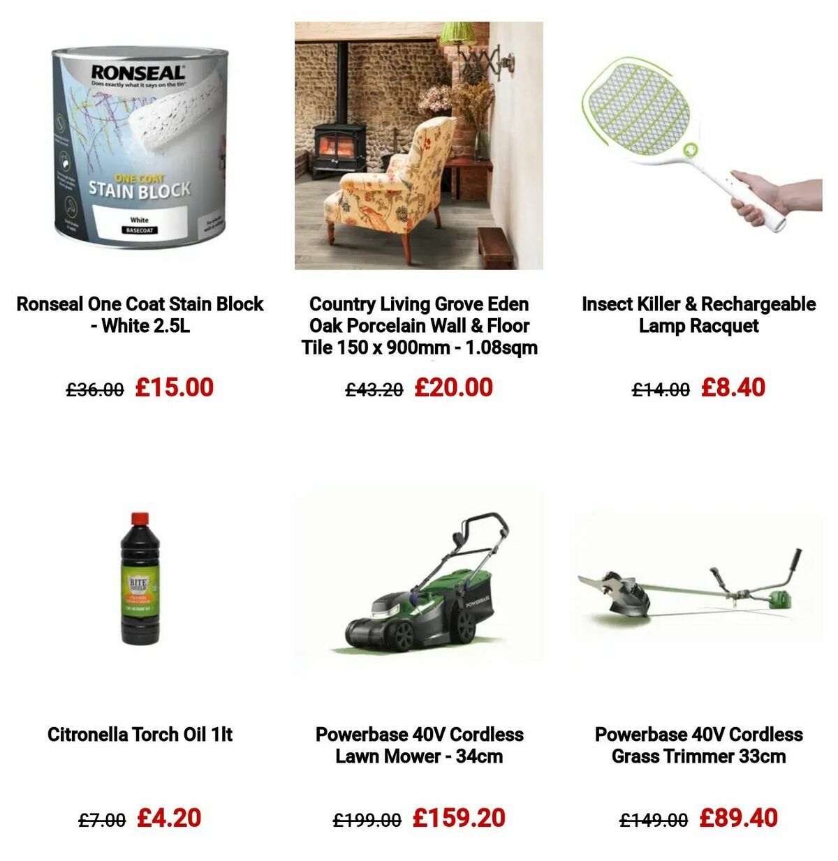 Homebase Offers from 3 September
