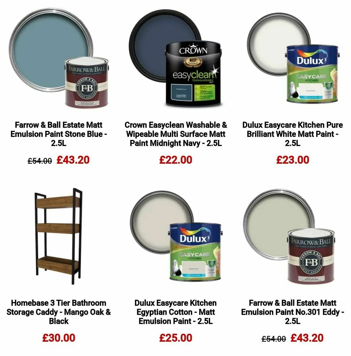 Homebase Offers from 11 September