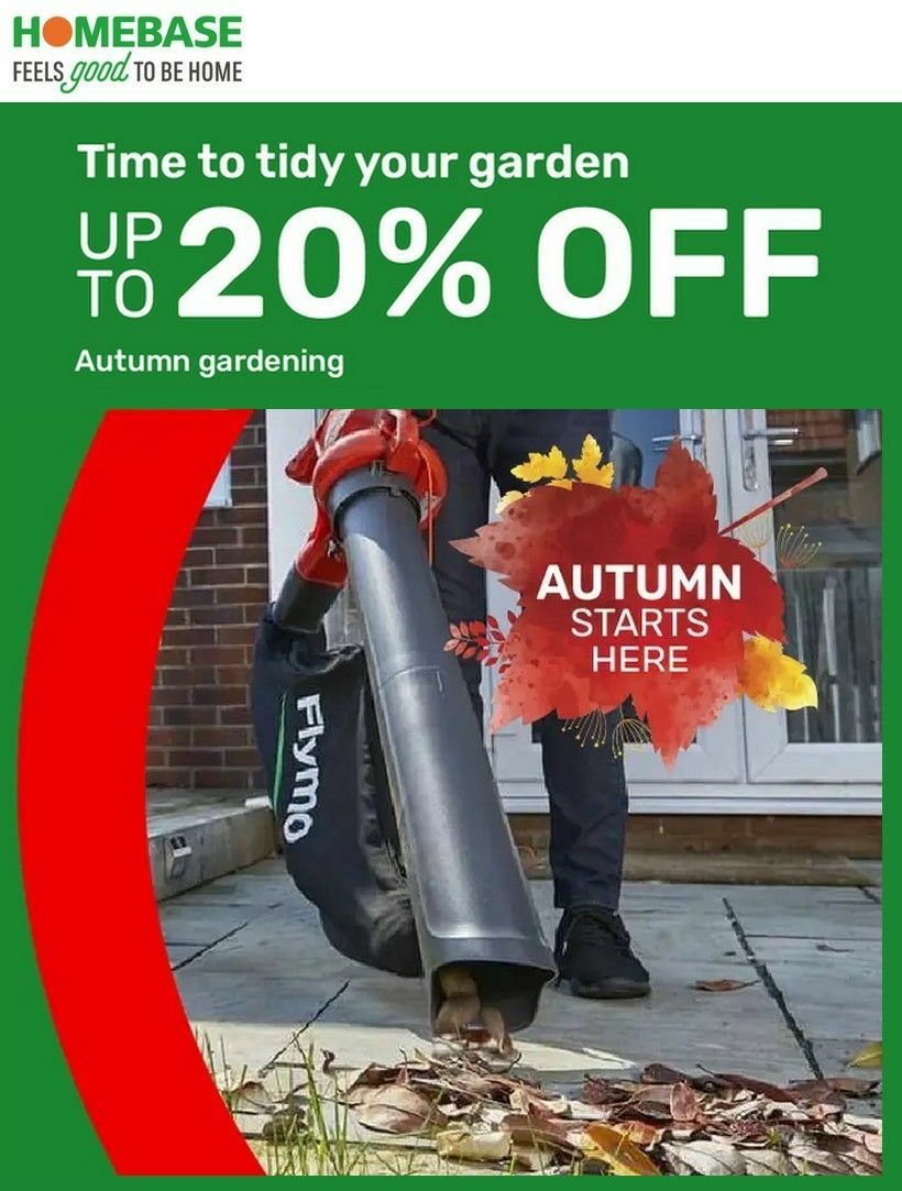 Homebase Offers from 5 October