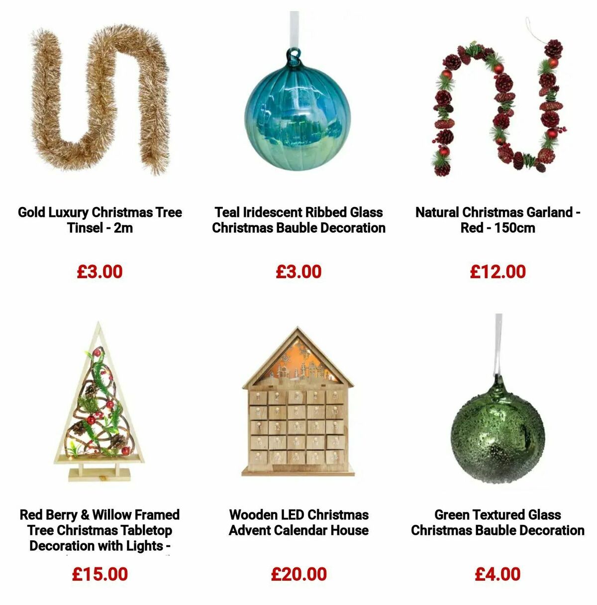 Homebase Christmas Offers from 27 October