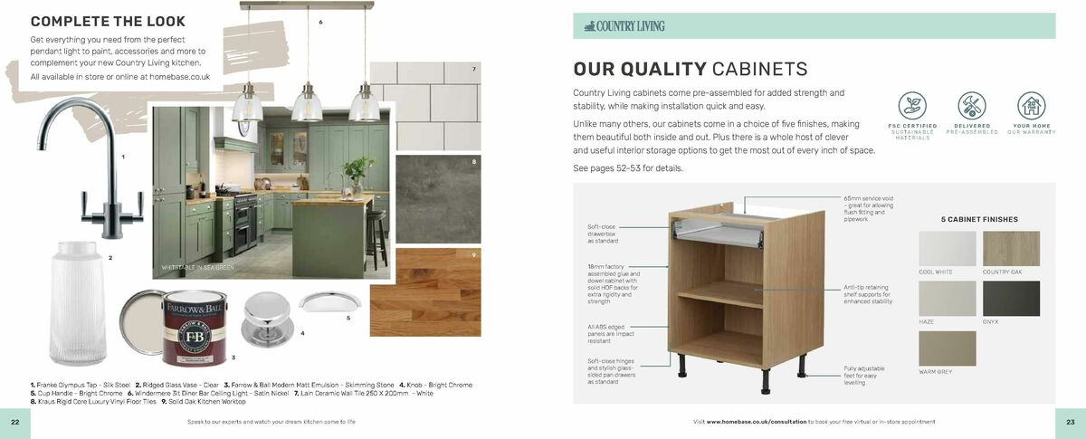 Homebase Kitchens Brochure Offers from 24 November