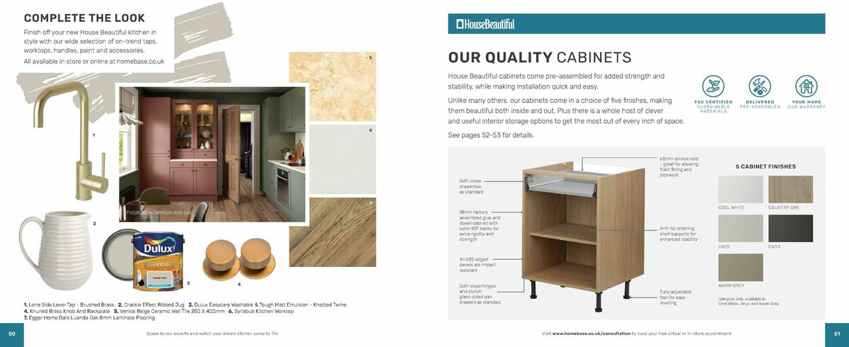 Homebase Kitchens Brochure Offers from 24 November