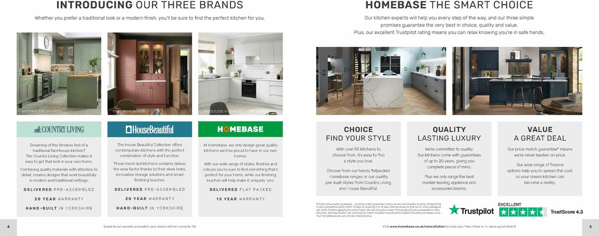 Homebase Kitchens Brochure Offers from 24 November