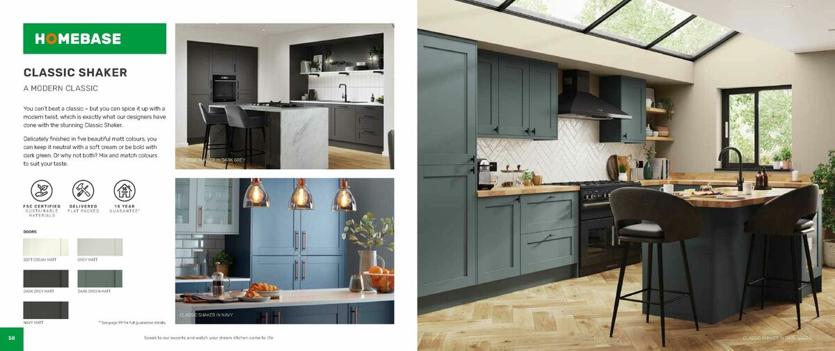 Homebase Kitchens Brochure Offers from 24 November