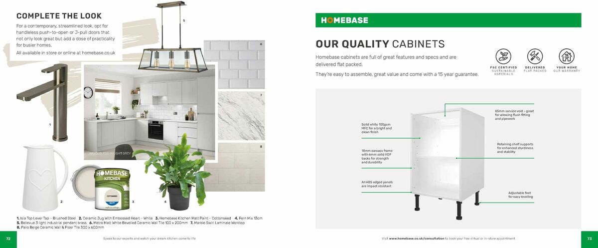Homebase Kitchens Brochure Offers from 24 November