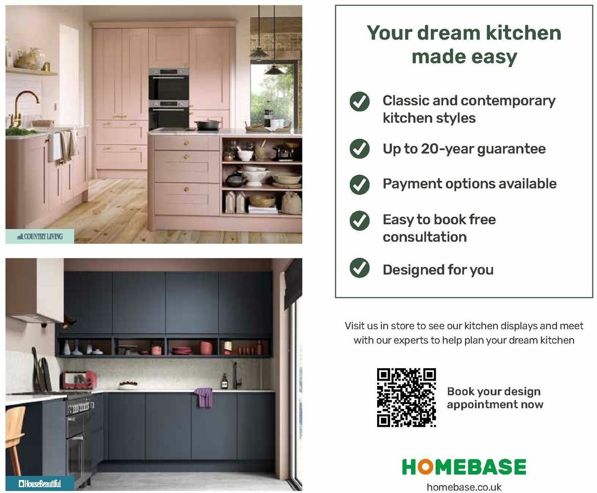 Homebase Kitchens Brochure Offers from 24 November